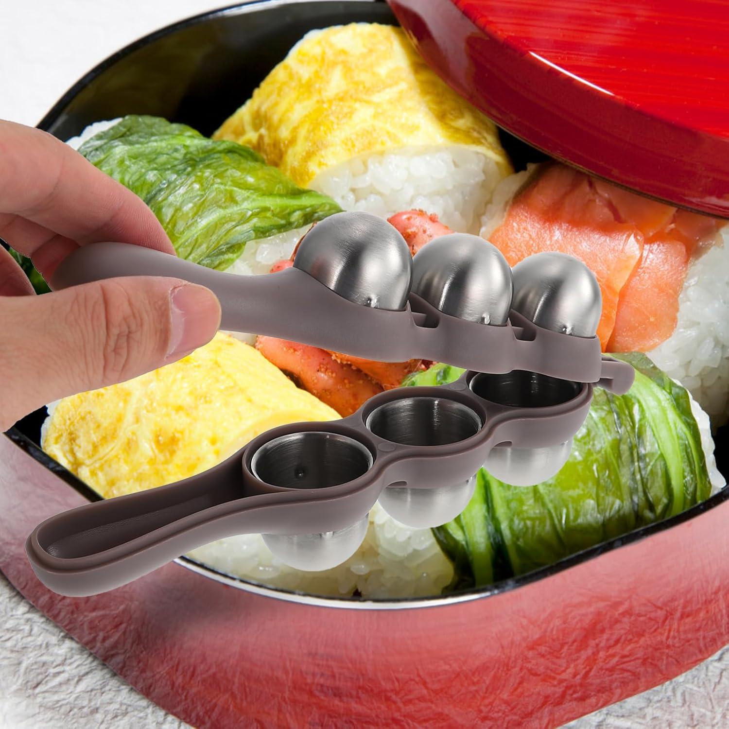 Juego de Moldes para Onigiri CALLARON Acero Inoxidable 3 Pzas