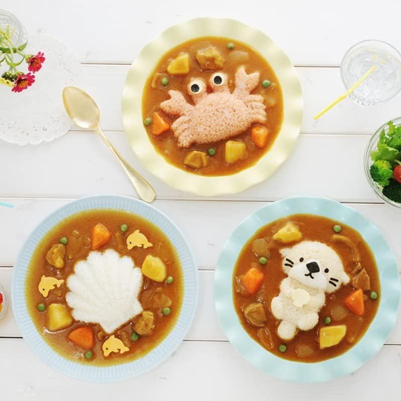 Molde de Arroz 3D Bingxqiso - 5 Piezas para Sushi y Bento