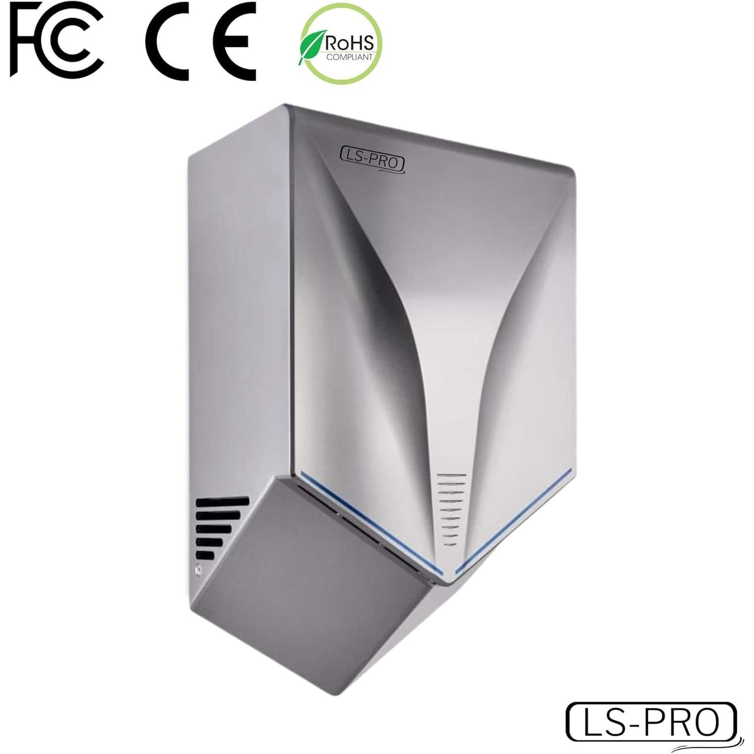 Secador de Manos Automático LS-PRO 1000W Aire Caliente 7s