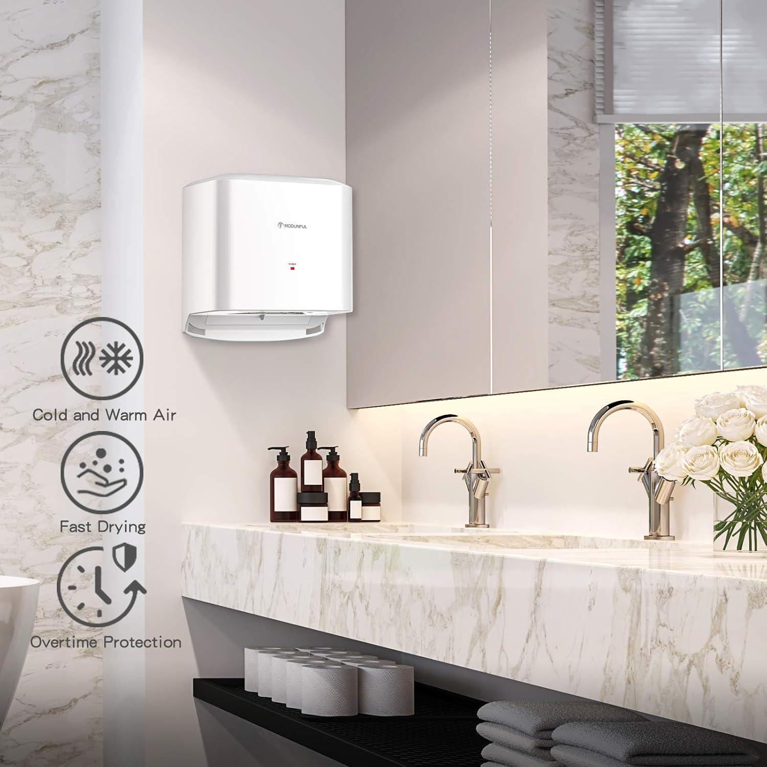 Secador de Manos Automático Modunful M-2008S1-W 1200W