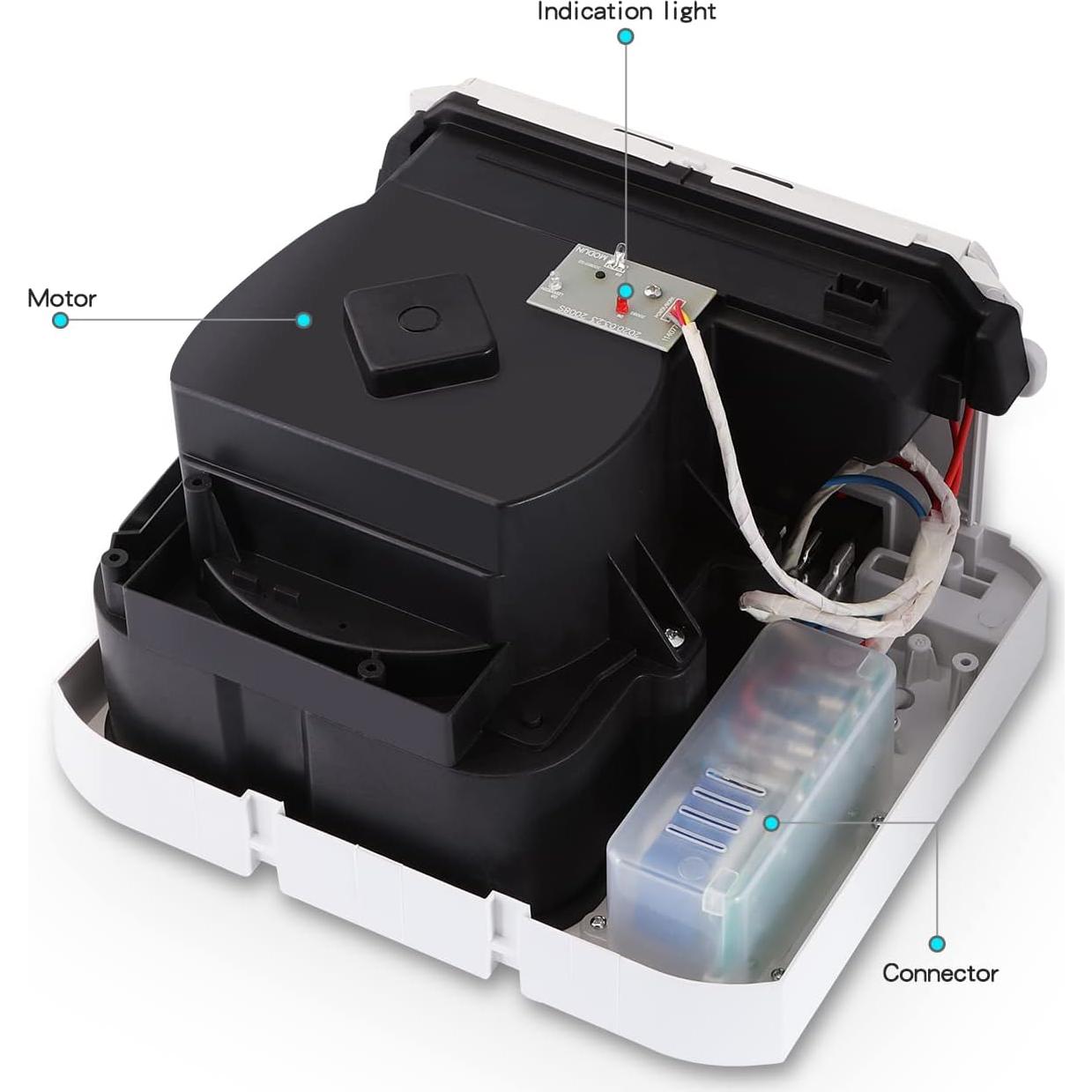 Secador de Manos Automático Modunful M-2008S1-W 1200W