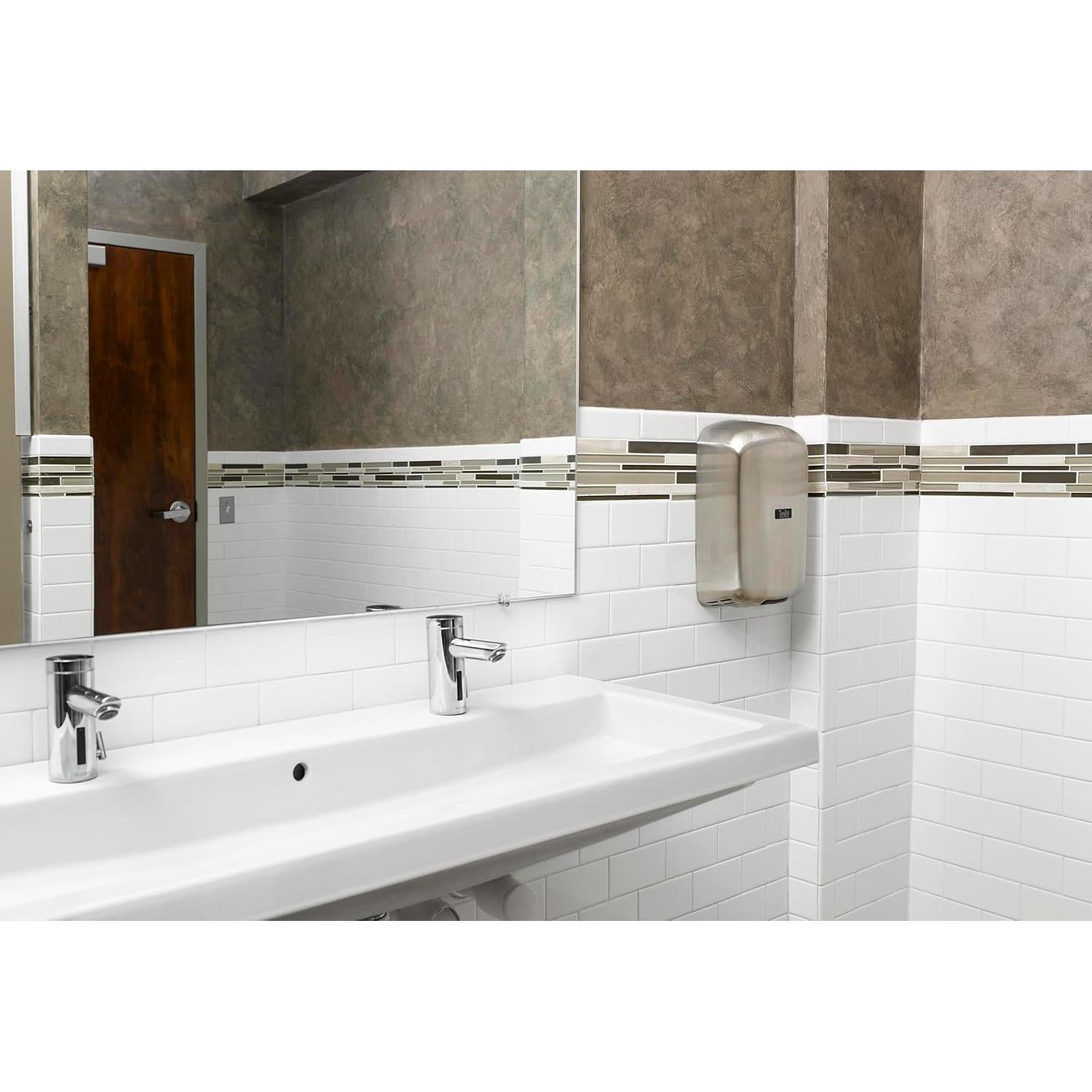 Secador de manos automático Excel Dryer TA-SB, acero inoxidable