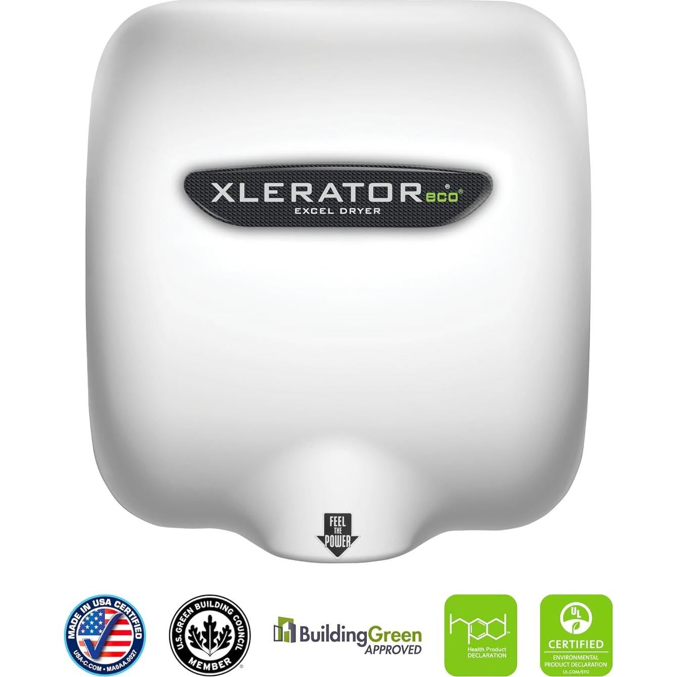 Secador de Manos Automático Excel Dryer XL-BW-ECO 500W