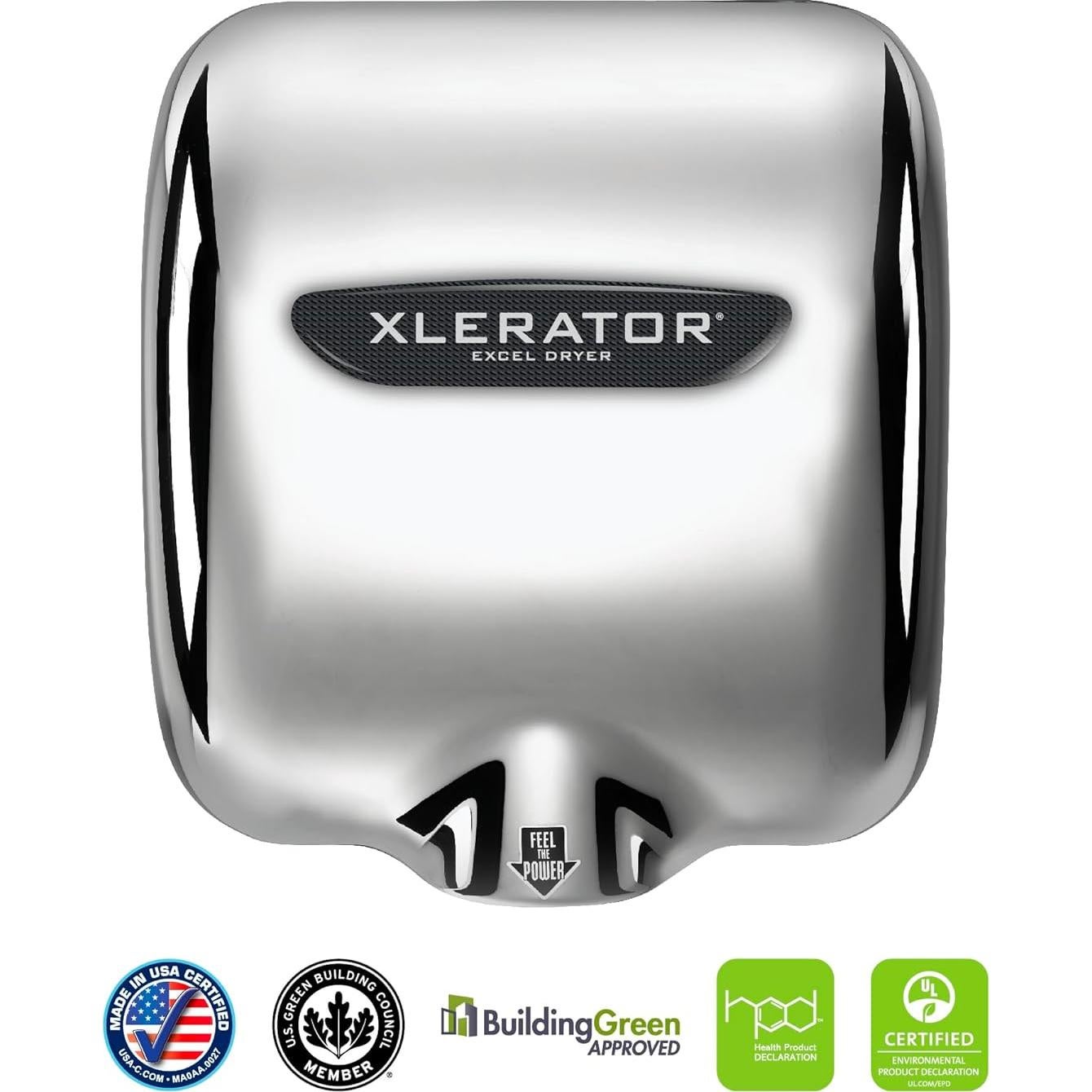 Secador de Manos Excel Dryer XLERATOR XL-SBVX, Acero Inoxidable