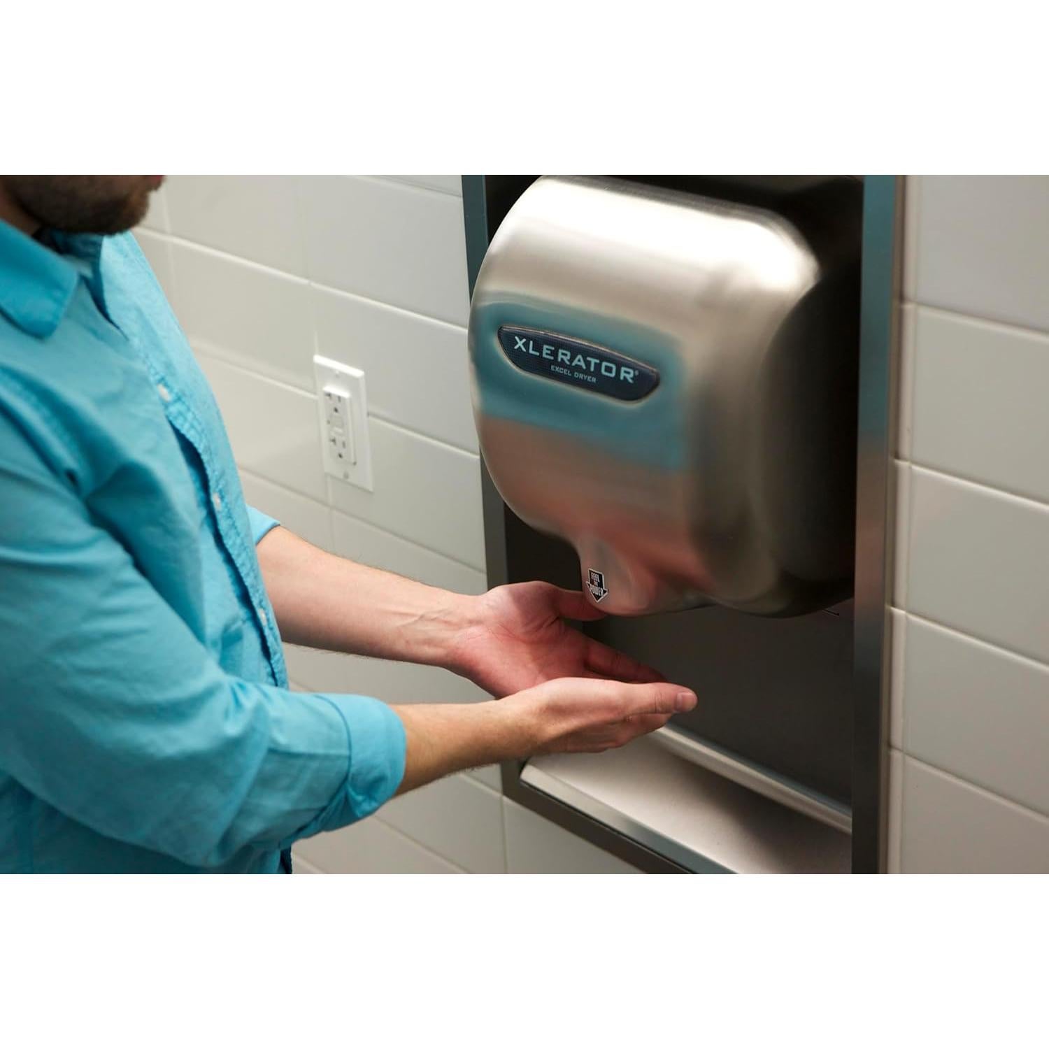 Secador de Manos Excel Dryer XLERATOR XL-SBVX, Acero Inoxidable