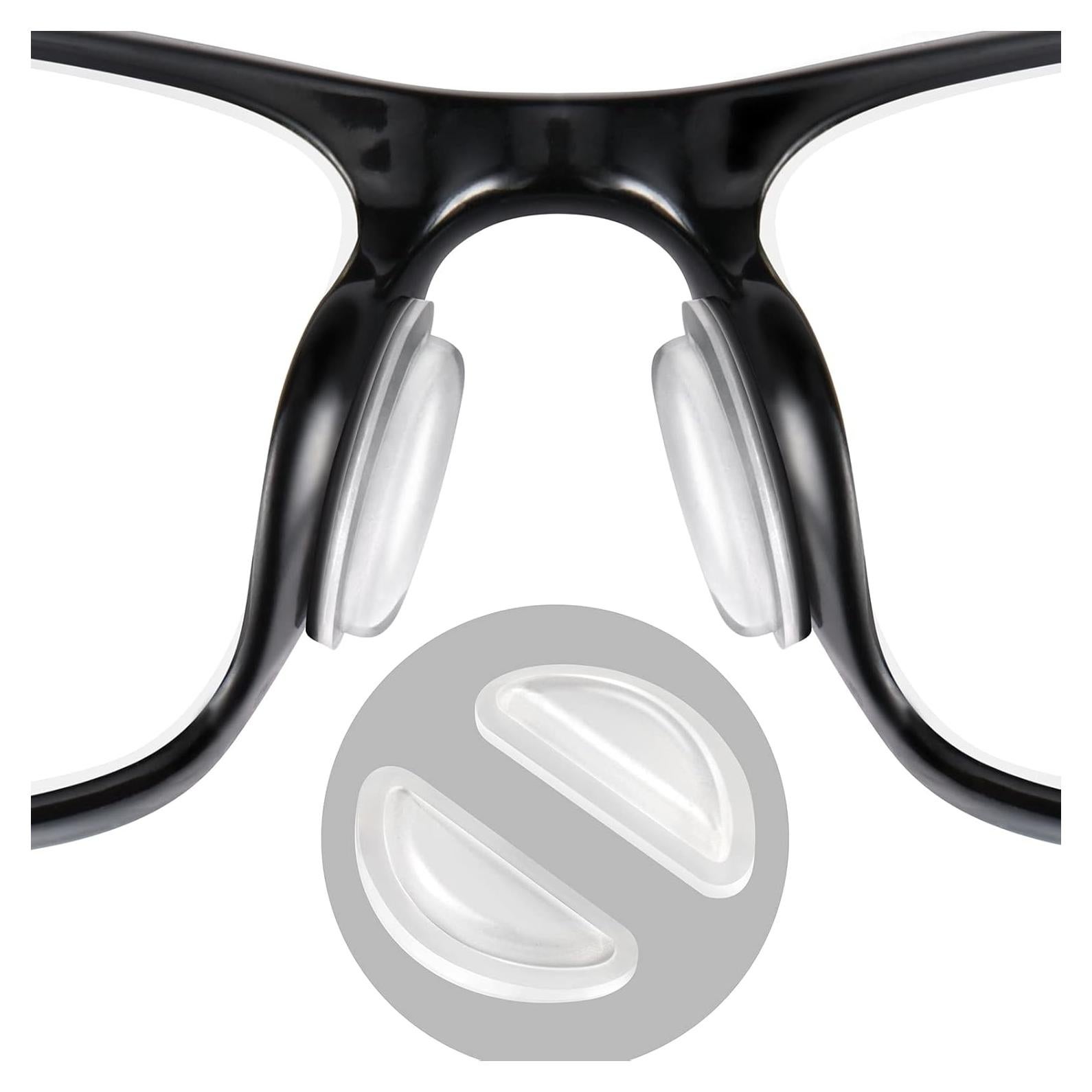 Almohadillas para Gafas SURMAP 10 Pares Silicona Transparente