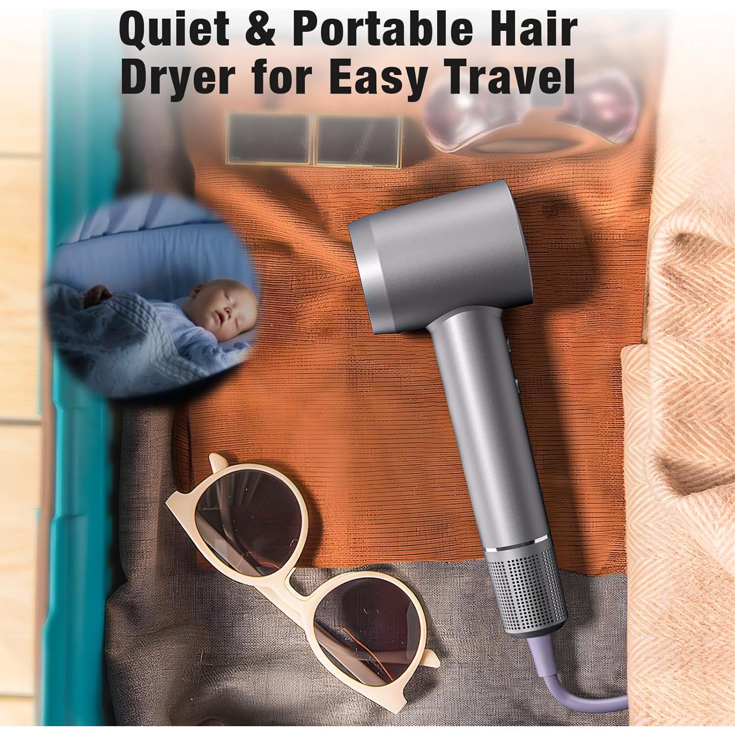 Secador de Pelo Profesional YSATERY 160000 RPM Iónico Portátil