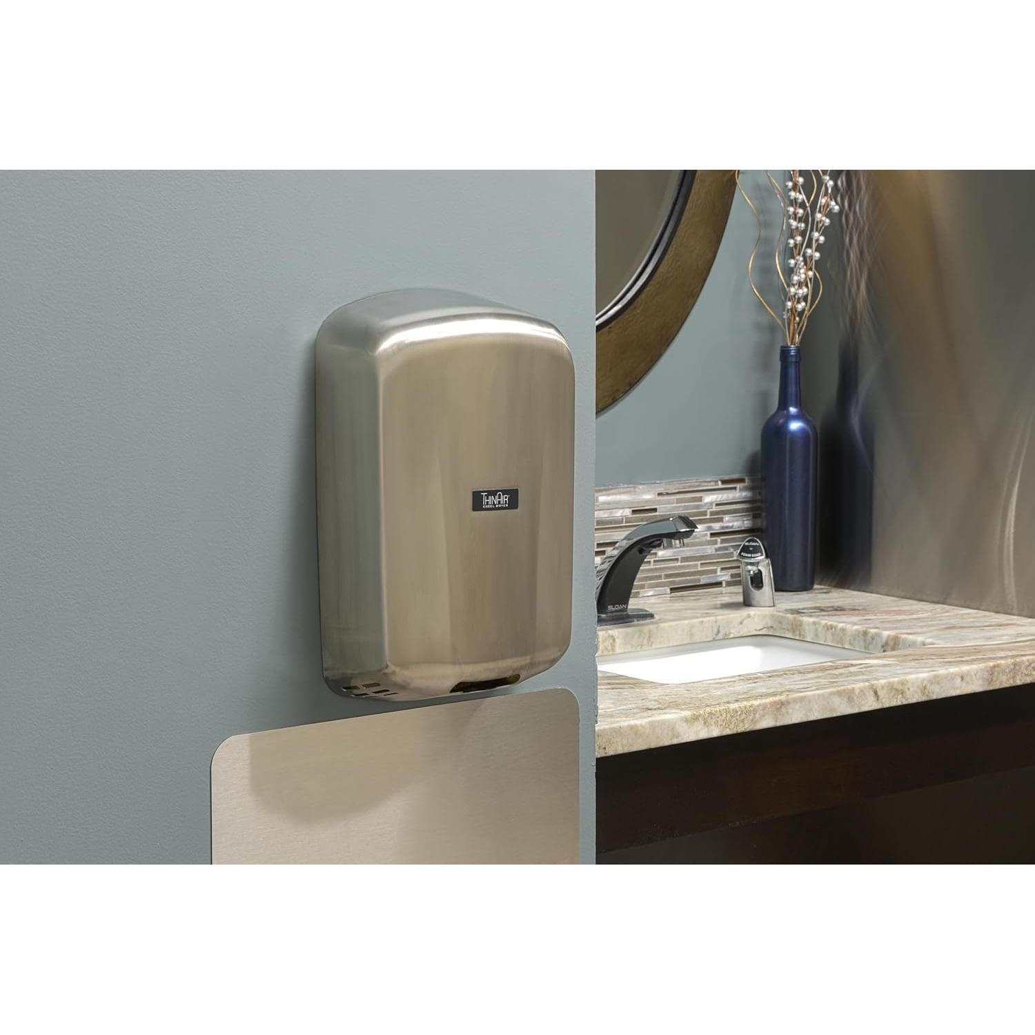 Secador de Manos Automático Excel Dryer TA-SBV, Acero Inoxidable