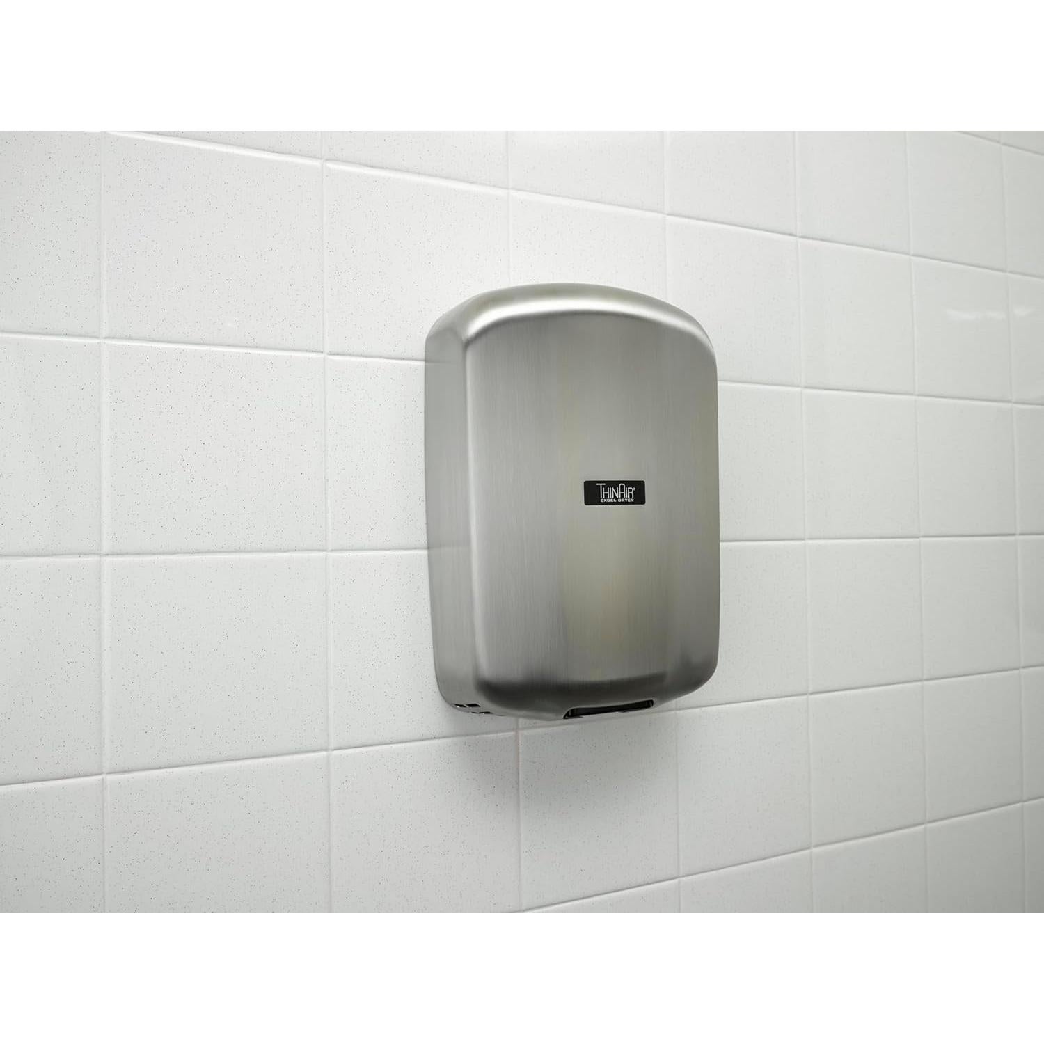 Secador de Manos Automático Excel Dryer TA-SBV, Acero Inoxidable