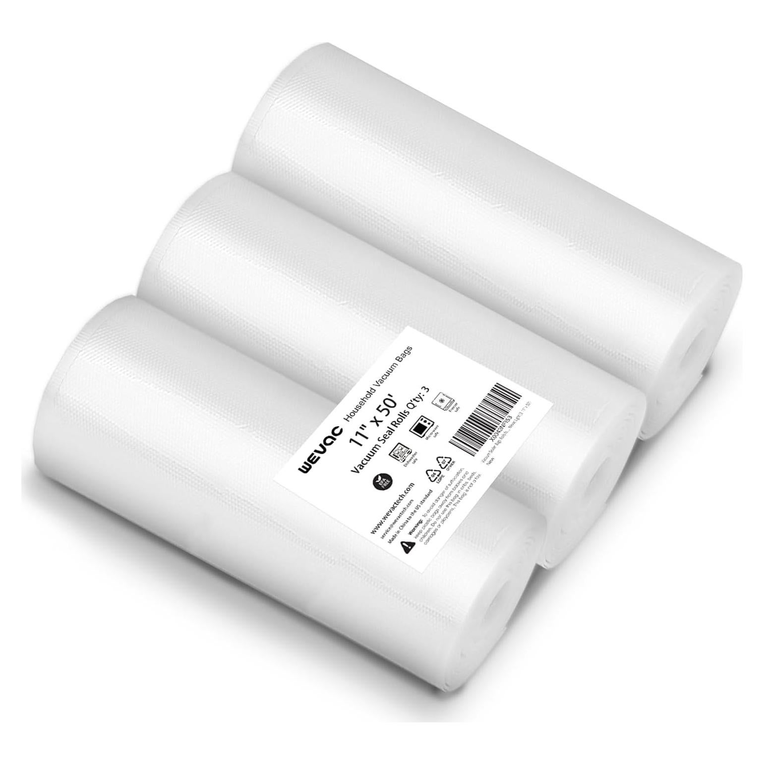 Bolsas al Vacío Wevac Lite 3 Rollos 28 x 15 m Sin BPA