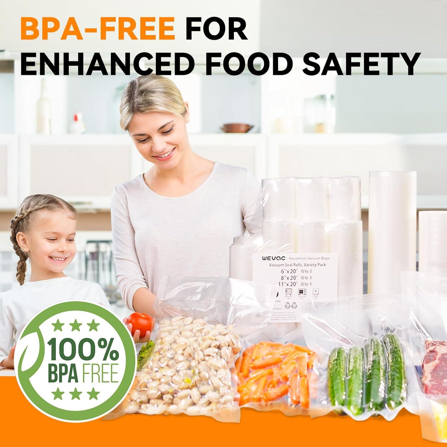 Bolsas al Vacío Wevac Lite 3 Rollos 28 x 15 m Sin BPA