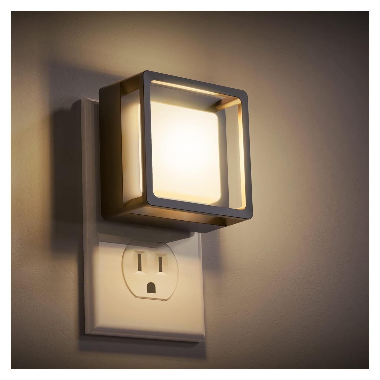 Luz Nocturna LED Enchufada DORESshop Regulable 2 Pzs