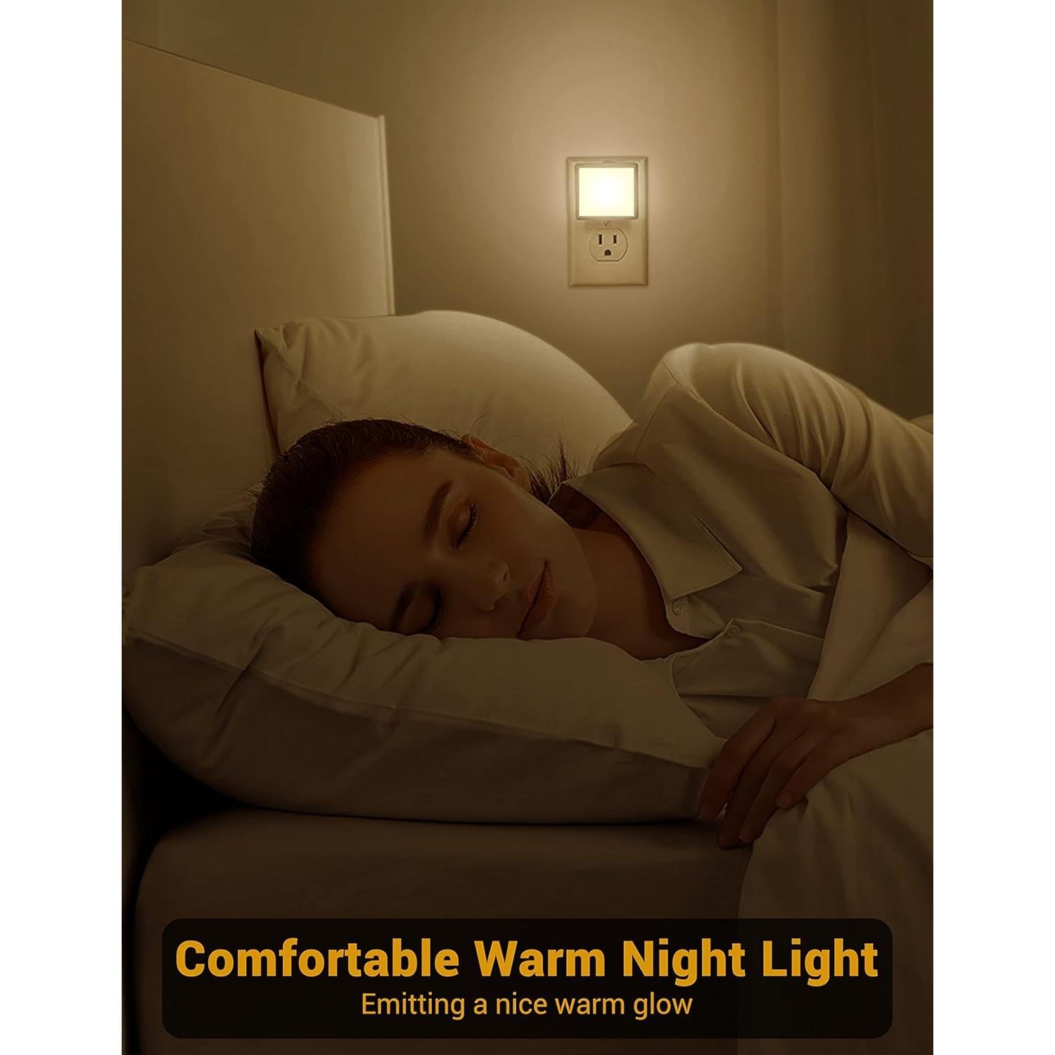 Luces Nocturnas Enchufables JandCase 3000K 2 Piezas LED