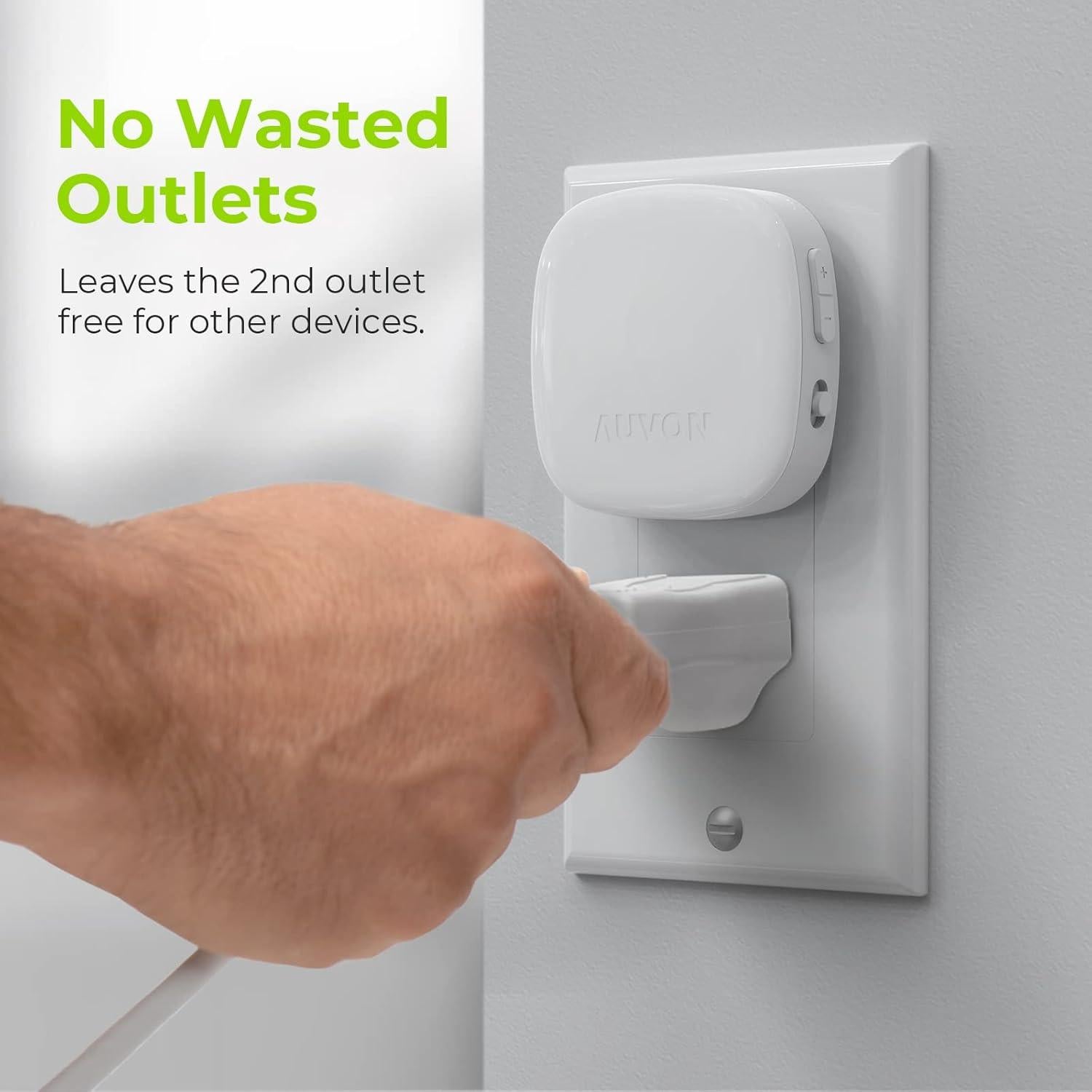 AUVON Luz Nocturna LED con Sensor de Movimiento 2 Pzas