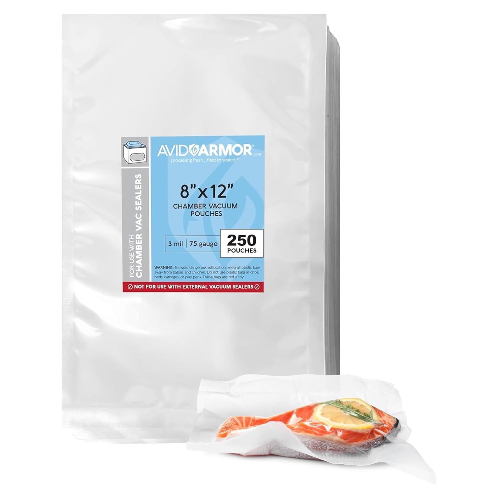 Bolsas de Sellado al Vacío Avid Armor 250 Piezas 20x30 cm