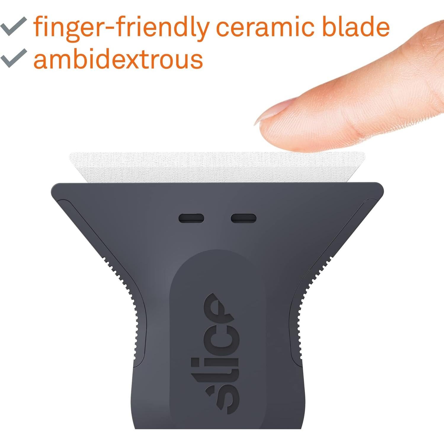Raspador Mini Auto-Retráctil Slice 10590, Cuchilla Cerámica