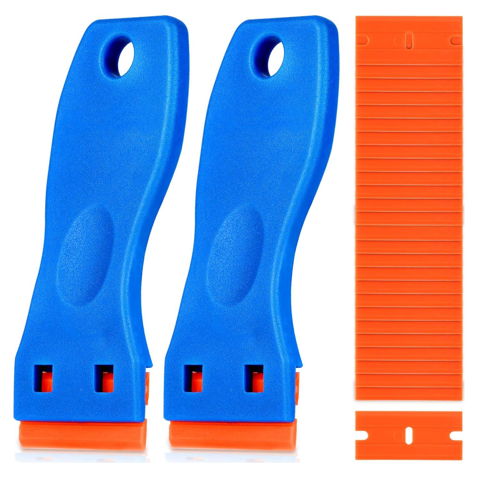 Raspador de Cuchillas de Plástico KUSUFEFI 2PCS 60 Cuchillas