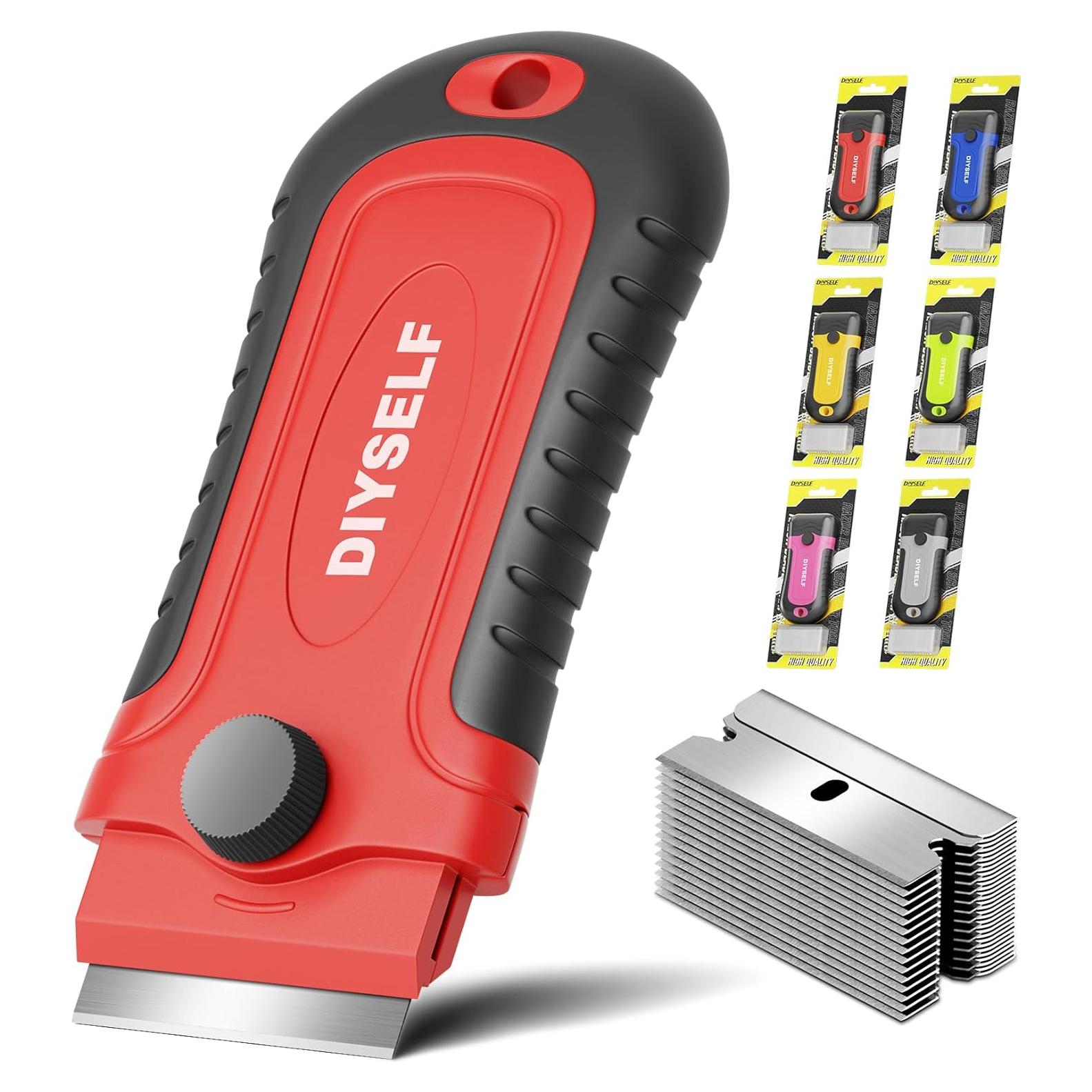 Raspador de Cuchillas de Afeitar DIYSELF con 15 Cuchillas Extra