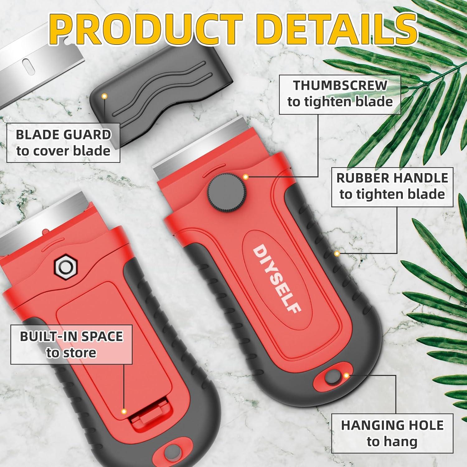 Raspador de Cuchillas de Afeitar DIYSELF con 15 Cuchillas Extra