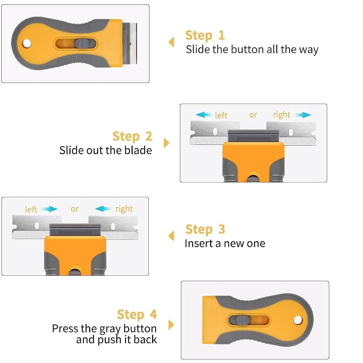 Raspador de Cerámica Canopus con 10 Cuchillas Reemplazo