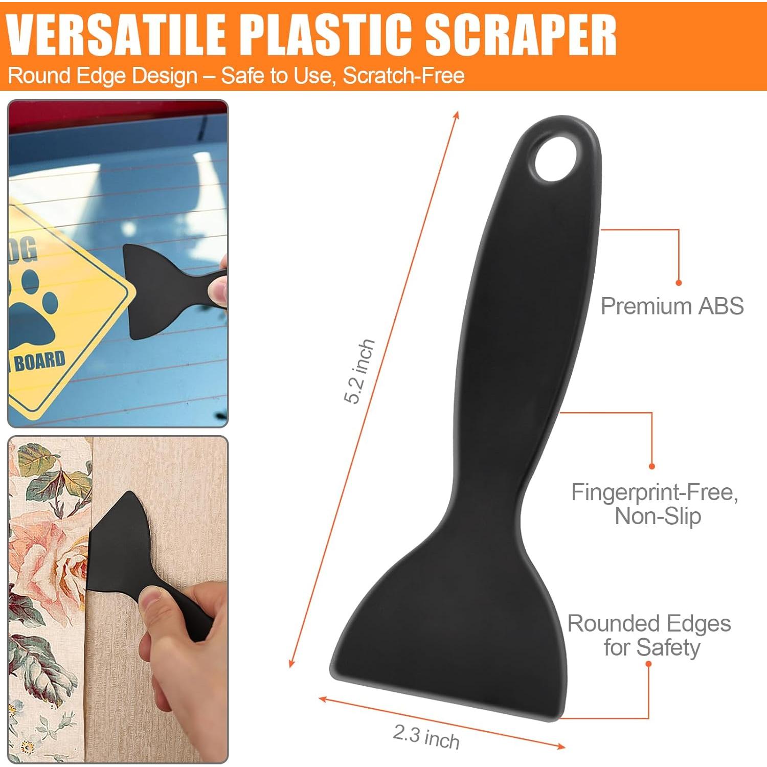 Juego de 4 Raspadores de Cuchilla NECAMOCU con 50 Cuchillas