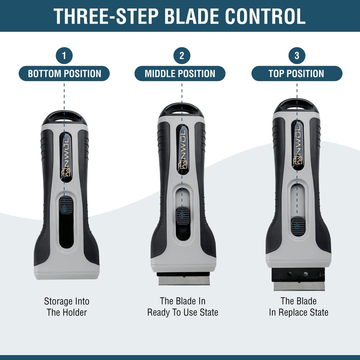 Raspador Multifuncional NWOL con 15 Cuchillas de Repuesto