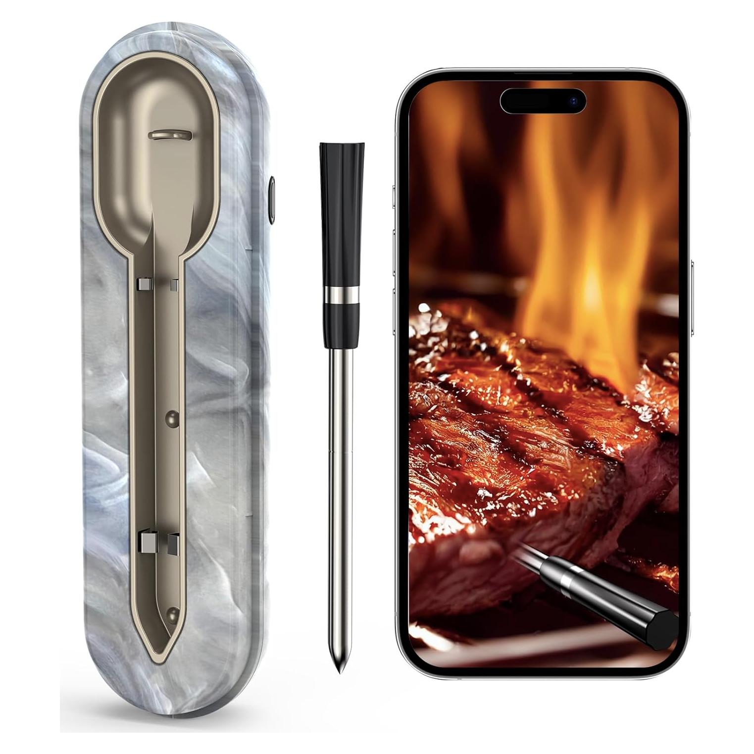 Termómetro de Carne Inalámbrico Aurasky CP20 Bluetooth 152m