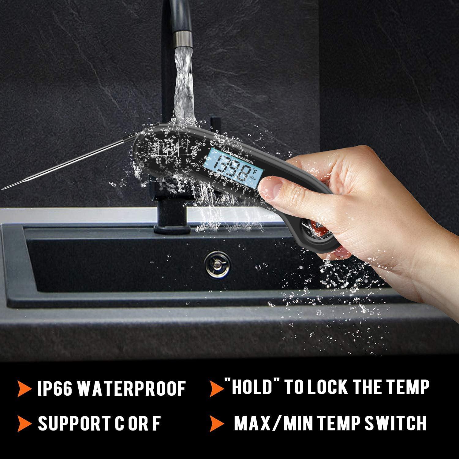 Termómetro Digital de Carne ROOUO G1 Impermeable 300°C