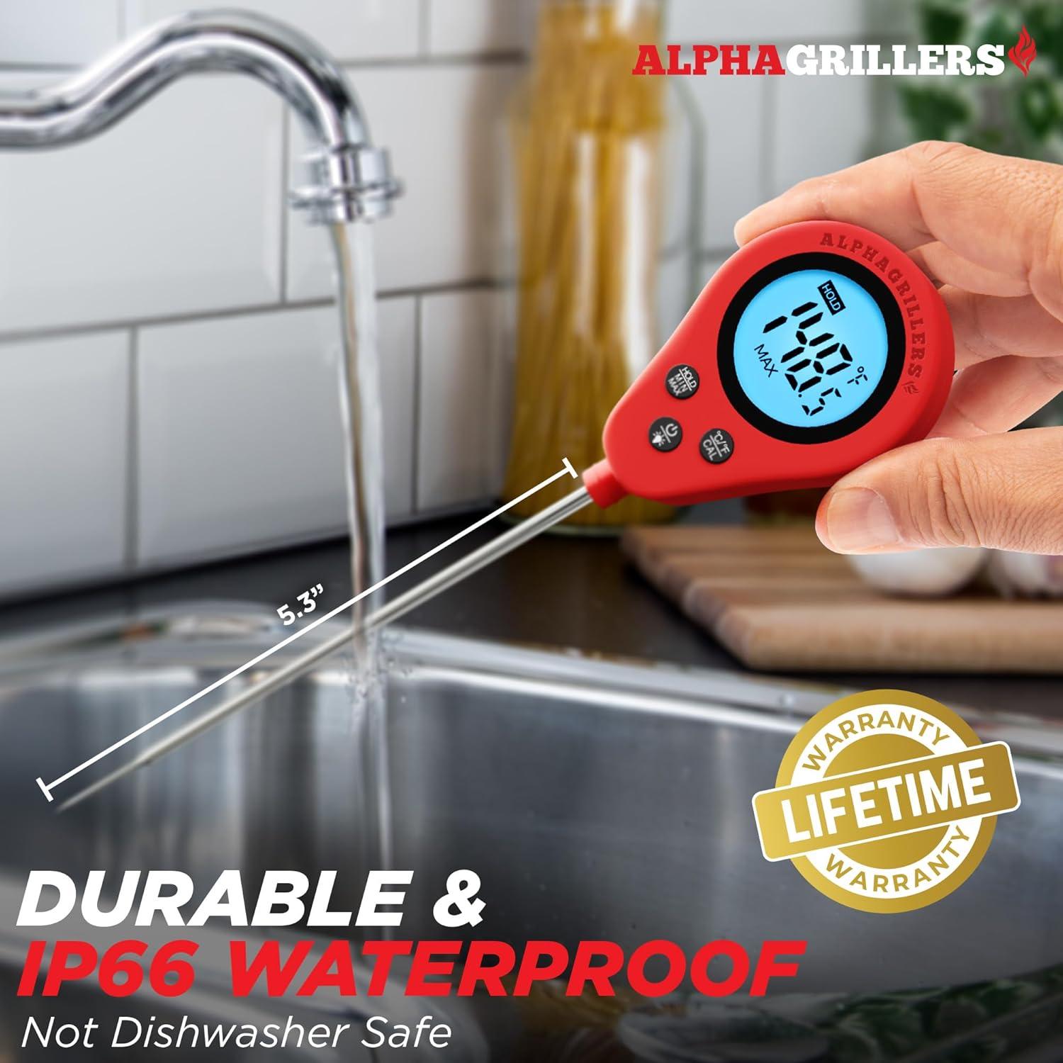 Termómetro Digital Instantáneo Alpha Grillers UM3105 21cm