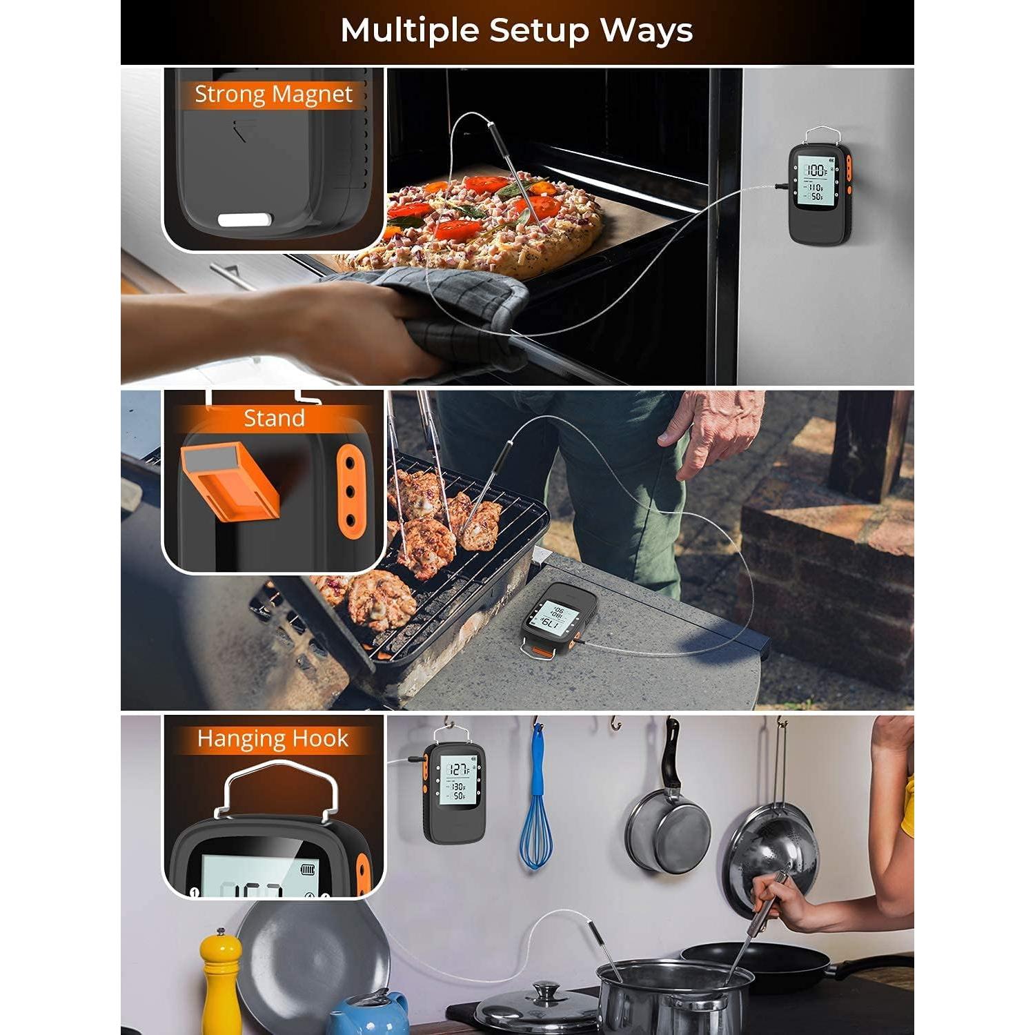 Termómetro de Carne Bluetooth Govee B5055015 2 Probetas