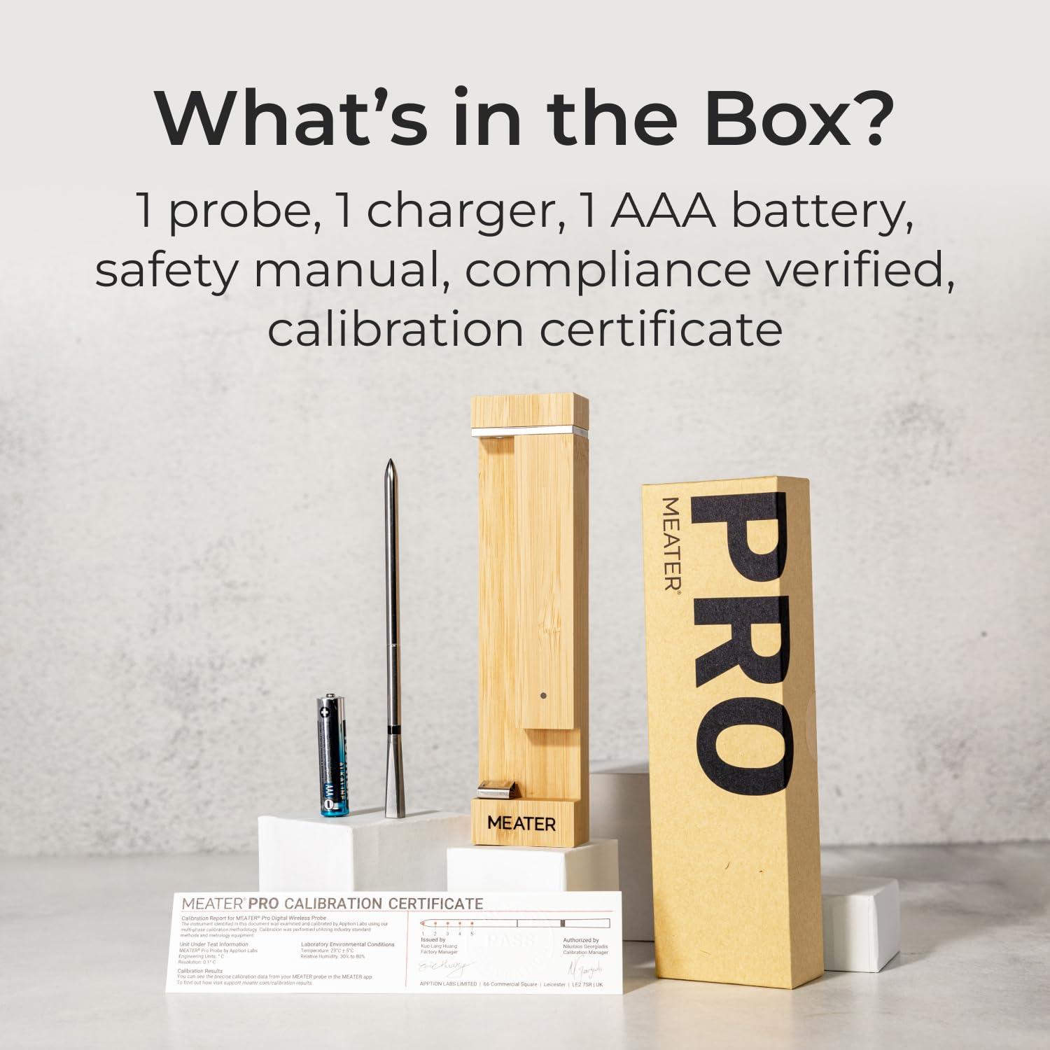 Termómetro de Carne Inalámbrico MEATER Pro Bluetooth 221g