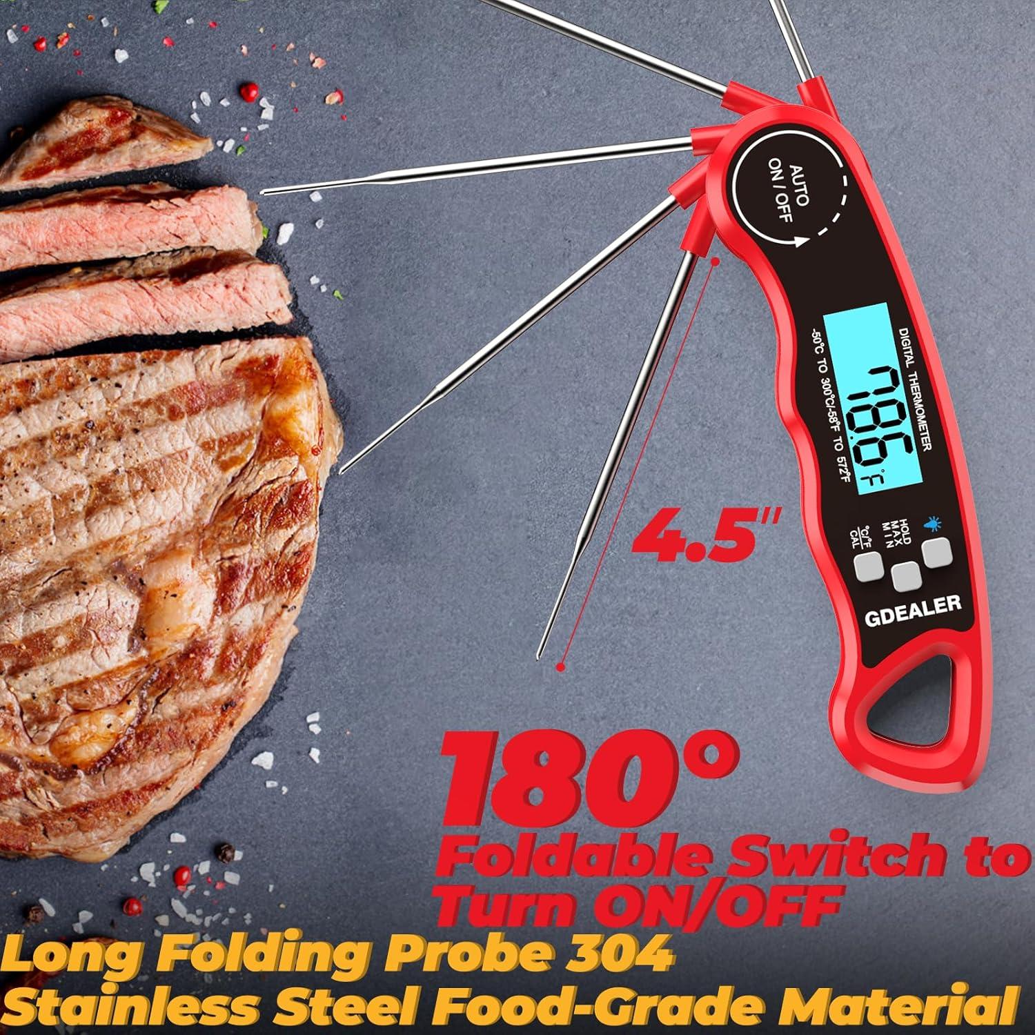 Termómetro Digital de Carne GDEALER Impermeable 11.68 cm