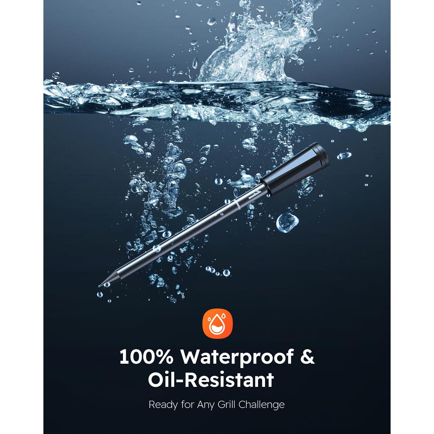 Termómetro Digital Inalámbrico AYMDKI FM2205 con App, 2 Sondas, IP67