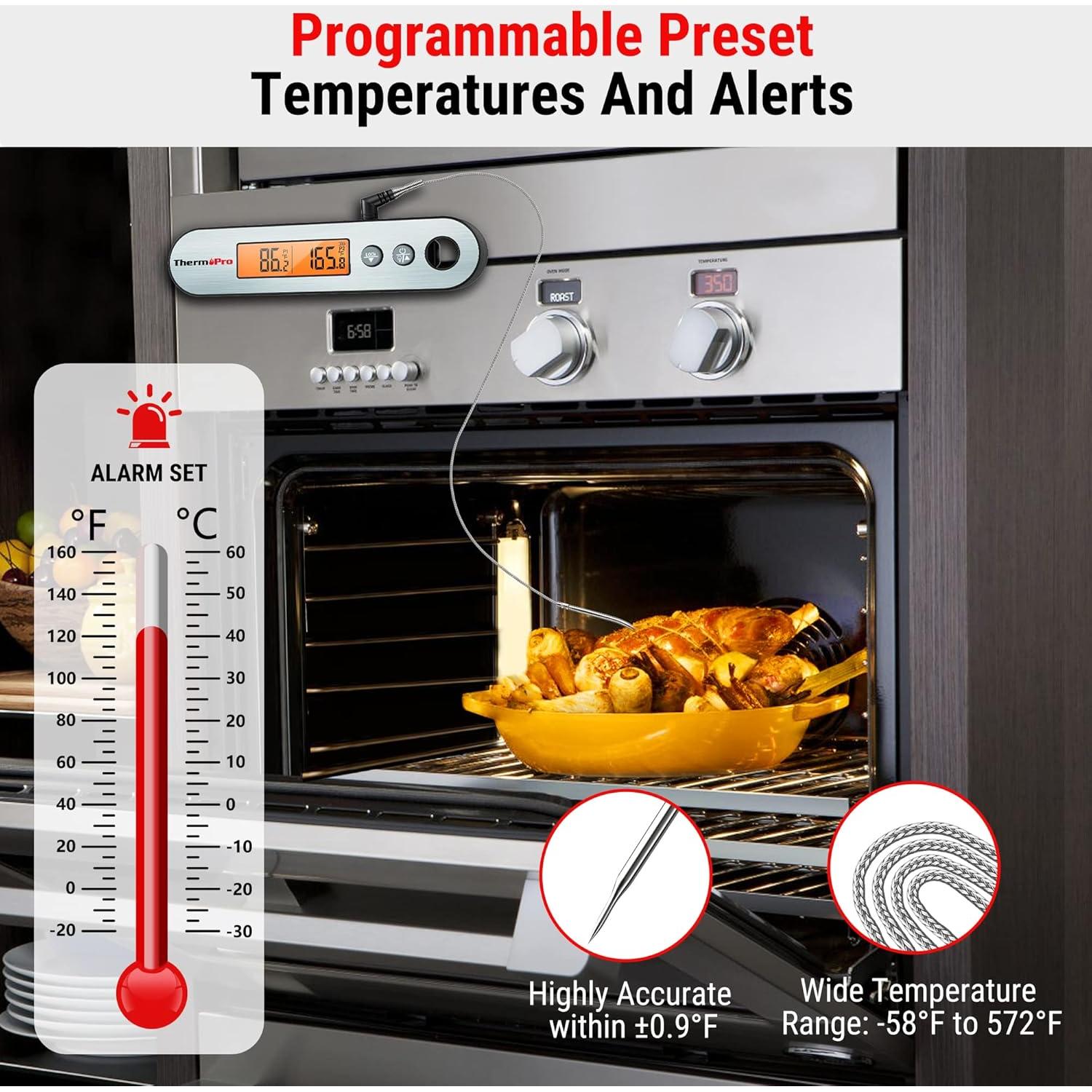 Termómetro Digital de Carne ThermoPro TP610 Recargable