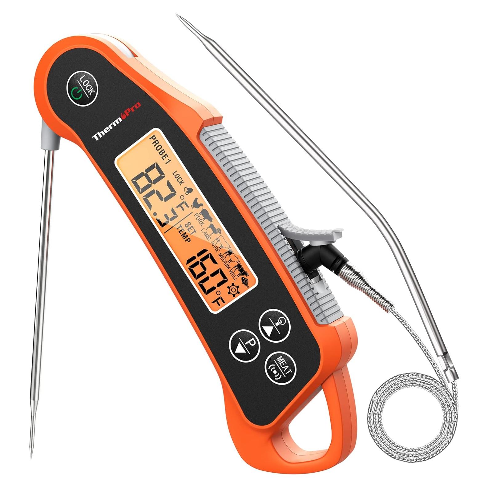 Termómetro Digital ThermoPro TP710 2-en-1 Impermeable