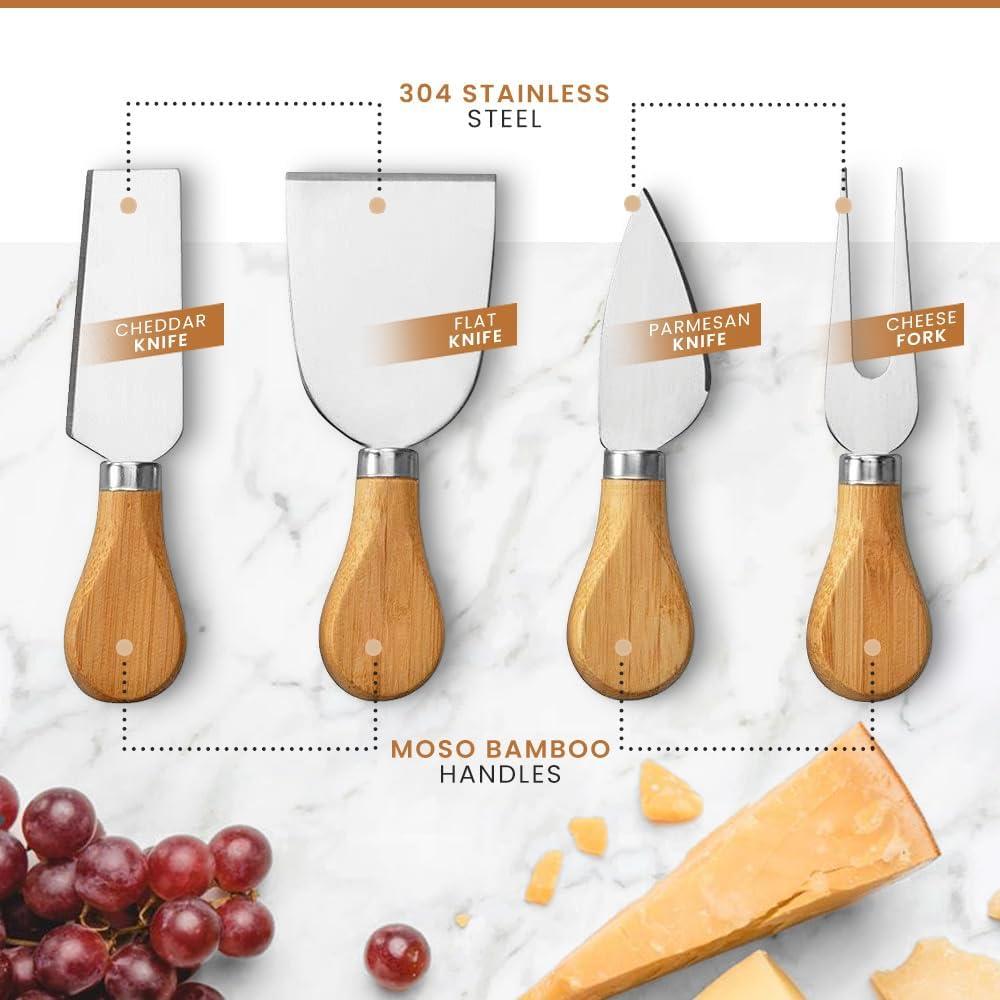 Juego de Tabla de Charcutería Leaf & Grain XL con Accesorios