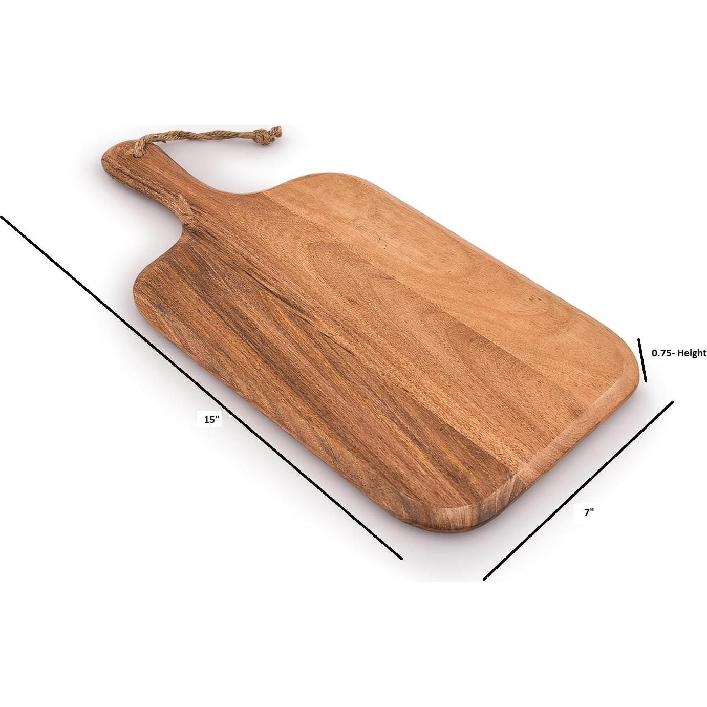 Tabla de Cortar de Madera de Acacia Samhita 38.1x17.8 cm