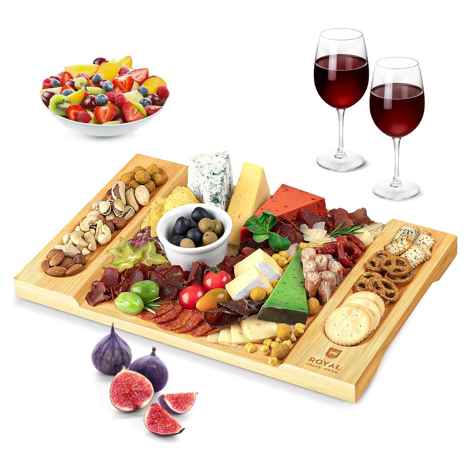 Tabla de Charcutería Royal Craft Wood 45.7x30.5cm Bambú