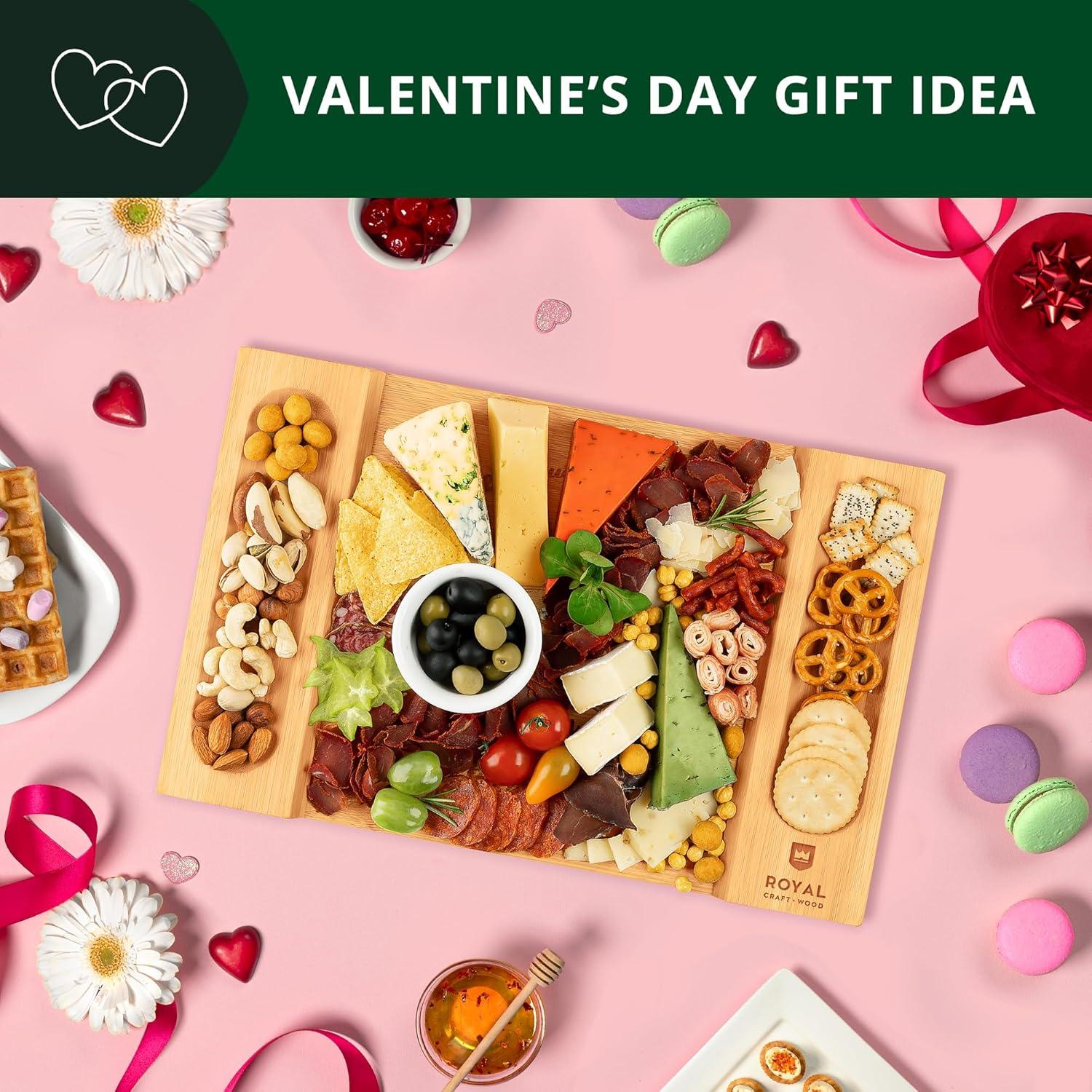 Tabla de Charcutería Royal Craft Wood 45.7x30.5cm Bambú