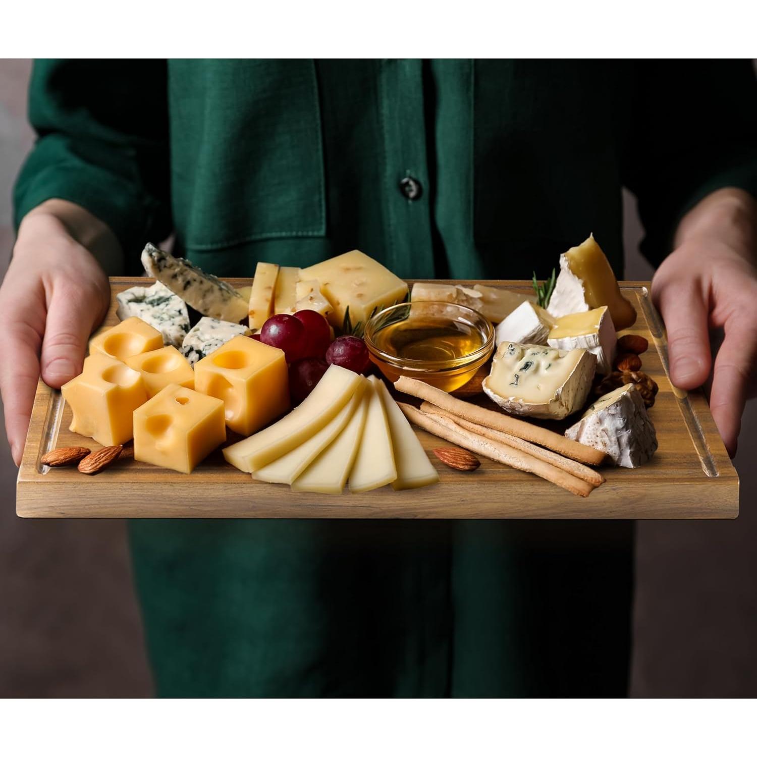 Tabla de Charcutería NAGAWOOD 76,2x33 cm con Accesorios