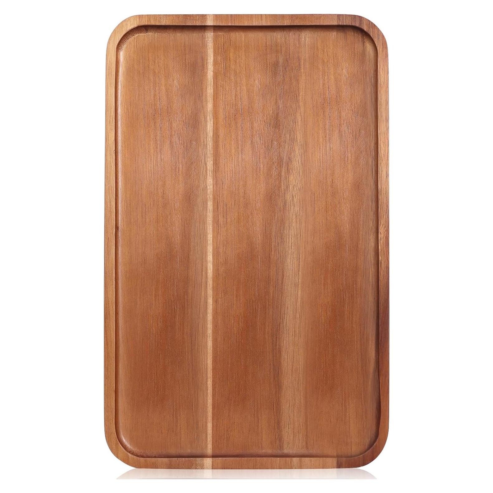 Bandeja Rectangular de Madera Acacia Ayiaren 40x25 cm