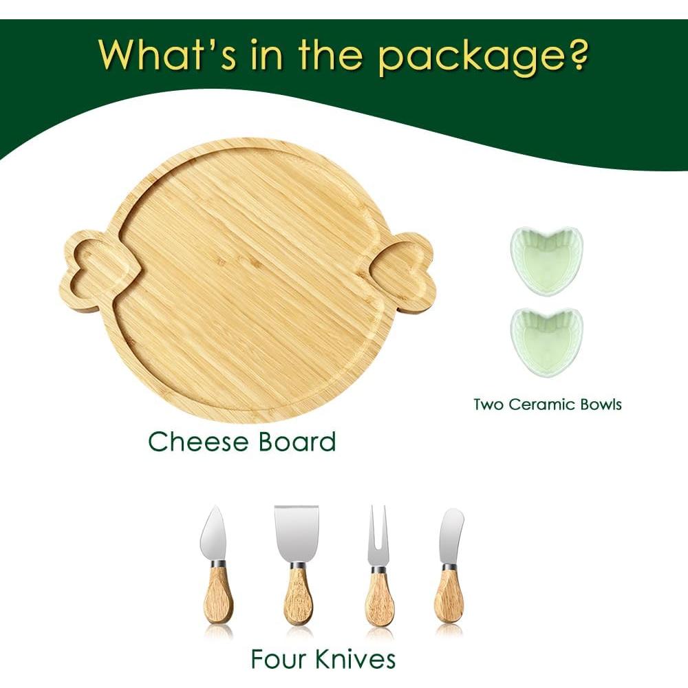 Tabla de Charcutería Hongsane Redonda de Bambú 38,86 cm