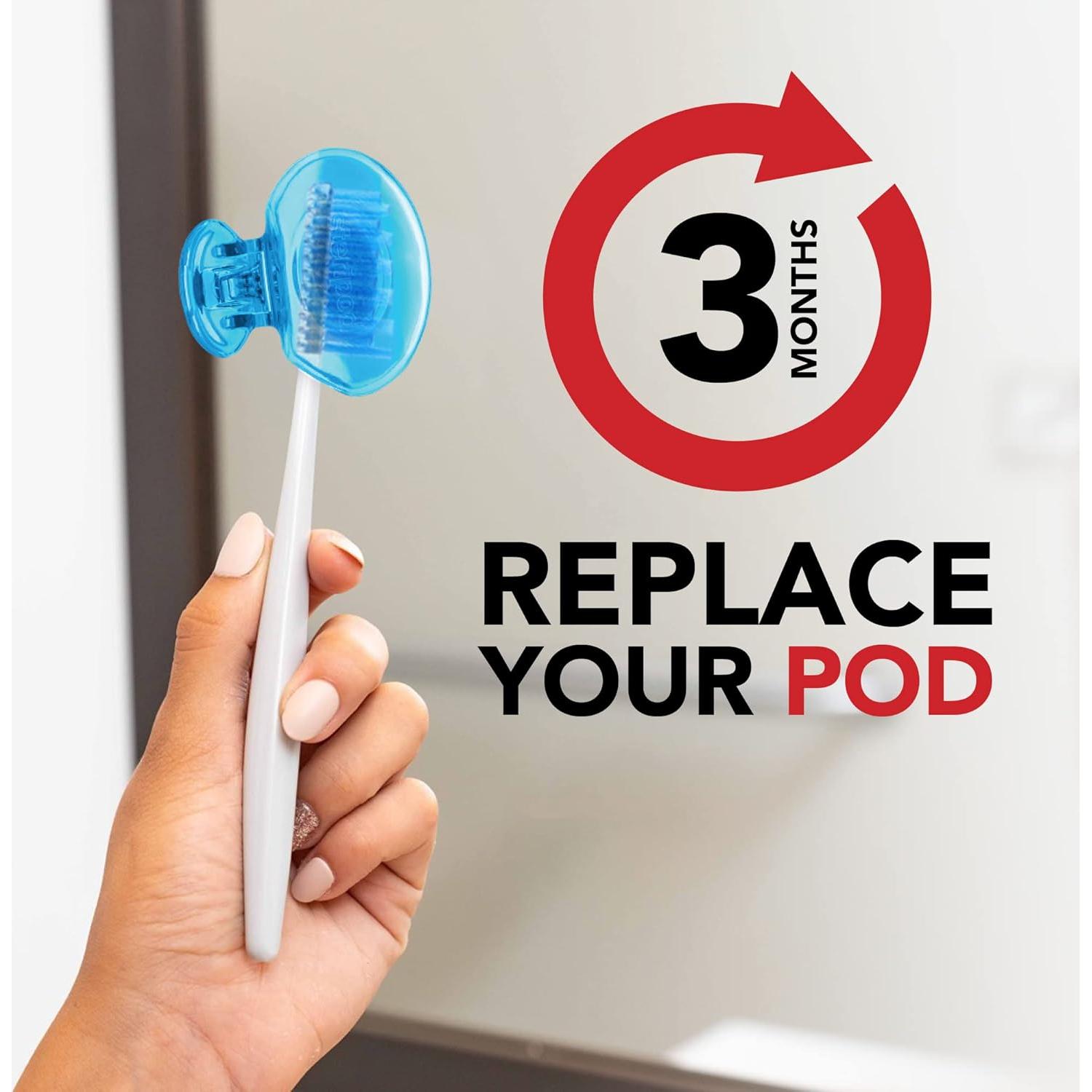 Protector de Cepillo de Dientes Steripod Pharmapak 2 Piezas