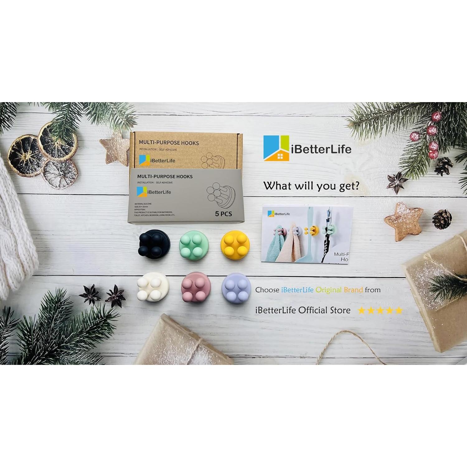 Soportes de Cepillo de Dientes Silicona iBetterLife 5 Pcs