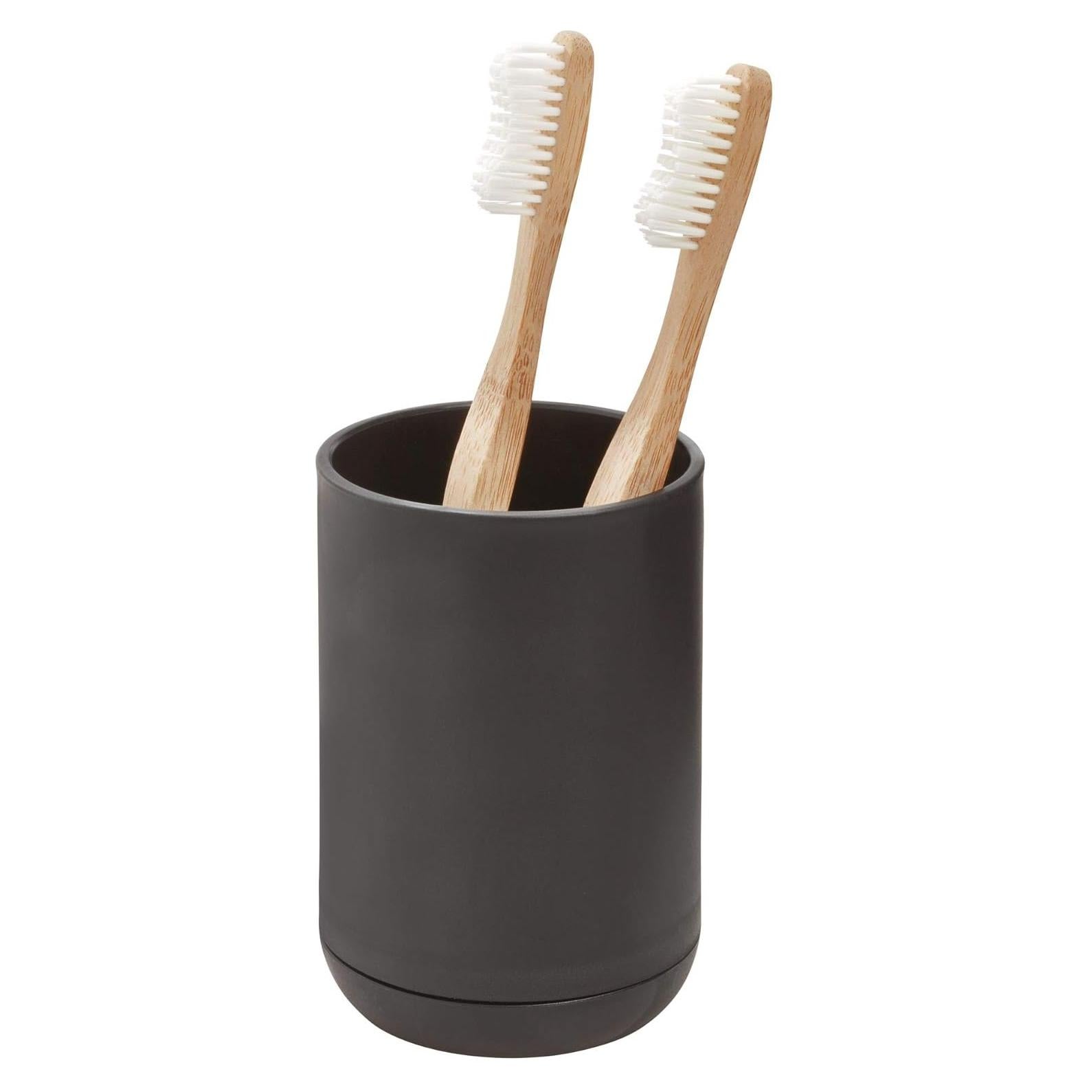 Soporte para Cepillos de Dientes iDesign Cade Negro Mate