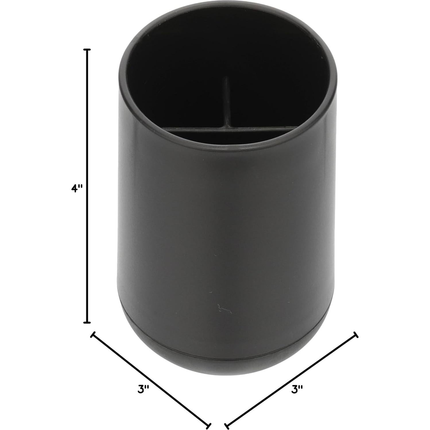 Soporte para Cepillos de Dientes iDesign Cade Negro Mate