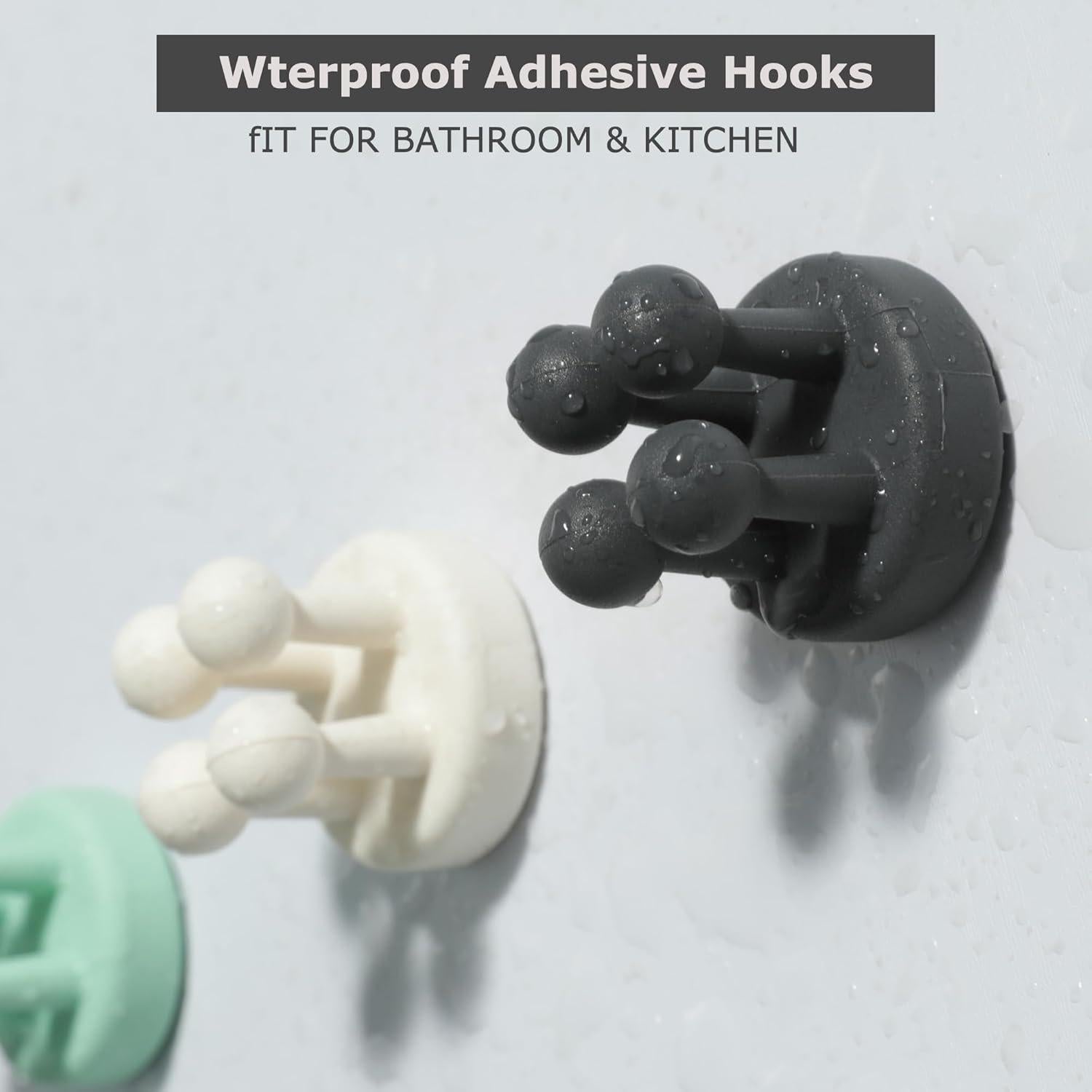 Soporte de Cepillo de Dientes XoYoZo 4 Pcs Silicona Blanca