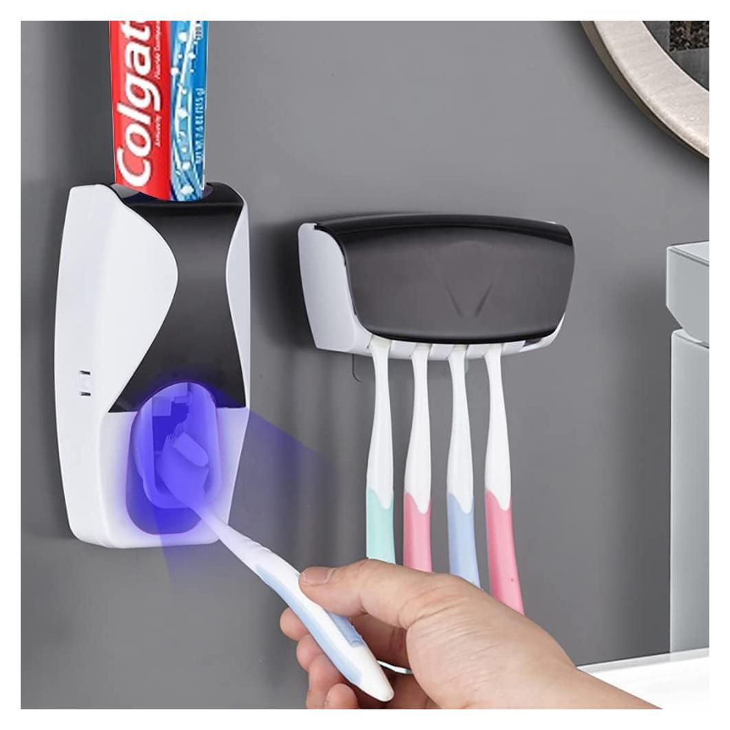 Dispensador Automático de Pasta Dental Basedidea Negro