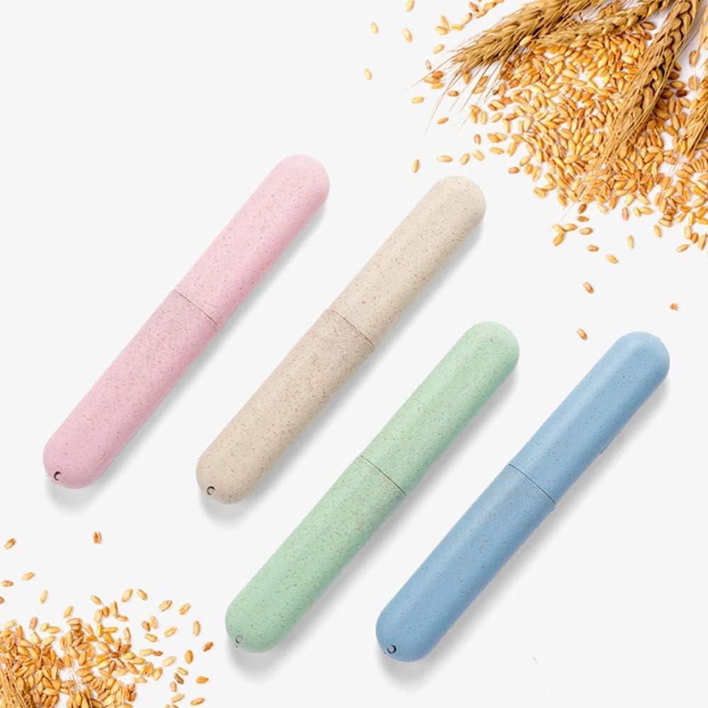 Estuches de Cepillo de Dientes de Viaje NEXCURIO - 4 Piezas