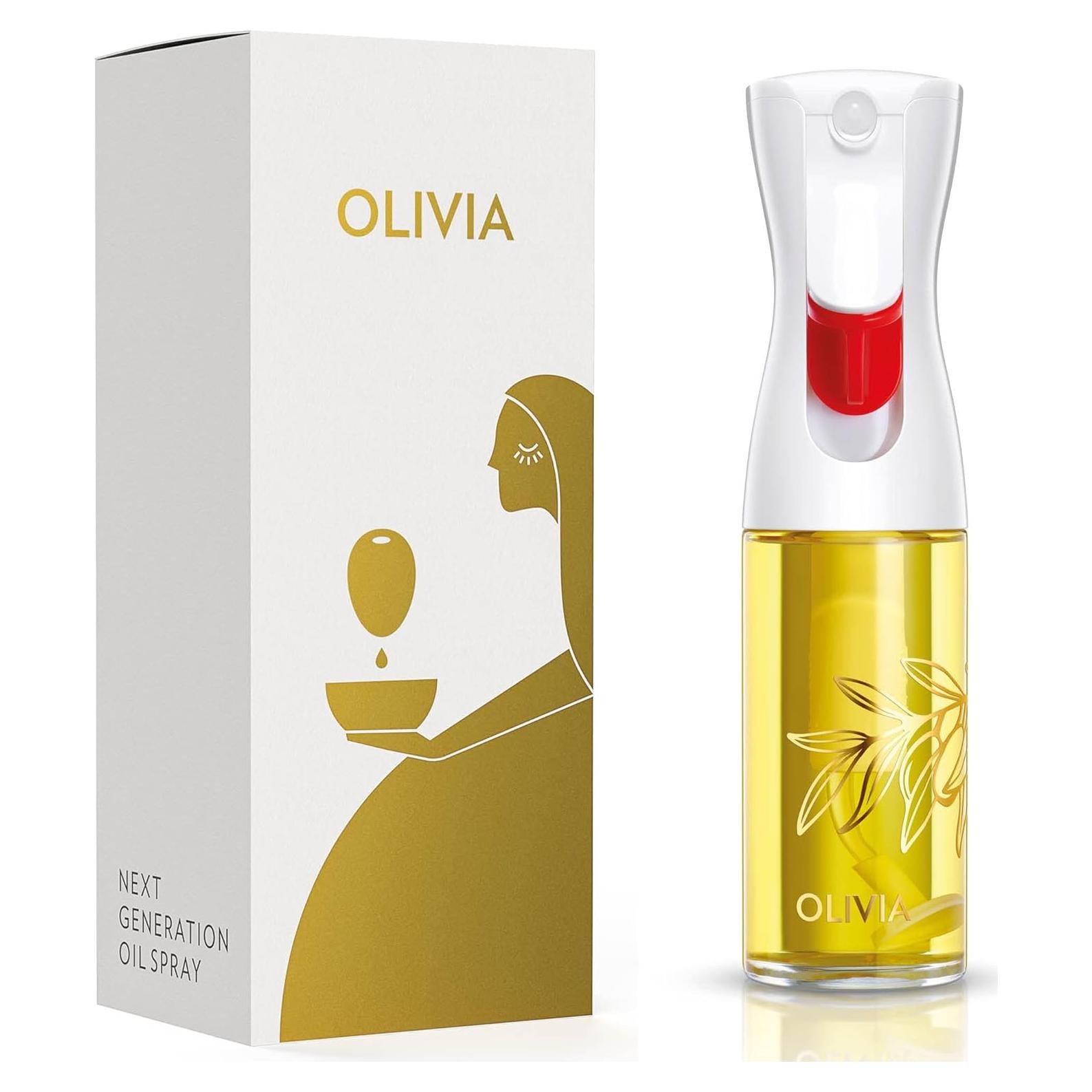 Pulverizador de Aceite FLAIROSOL 130ml Vidrio Hojas Doradas